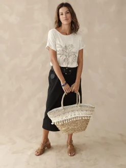 Femme Daxon Tee-shirt motif palmier