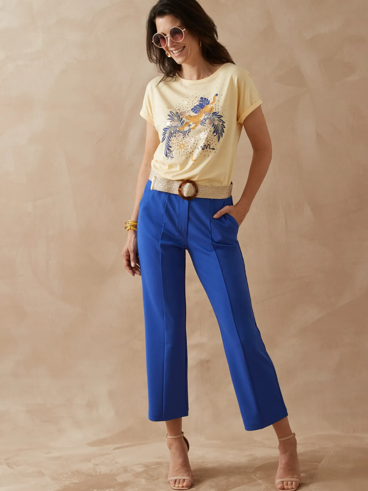 Femme Daxon Tee-shirt motif placé