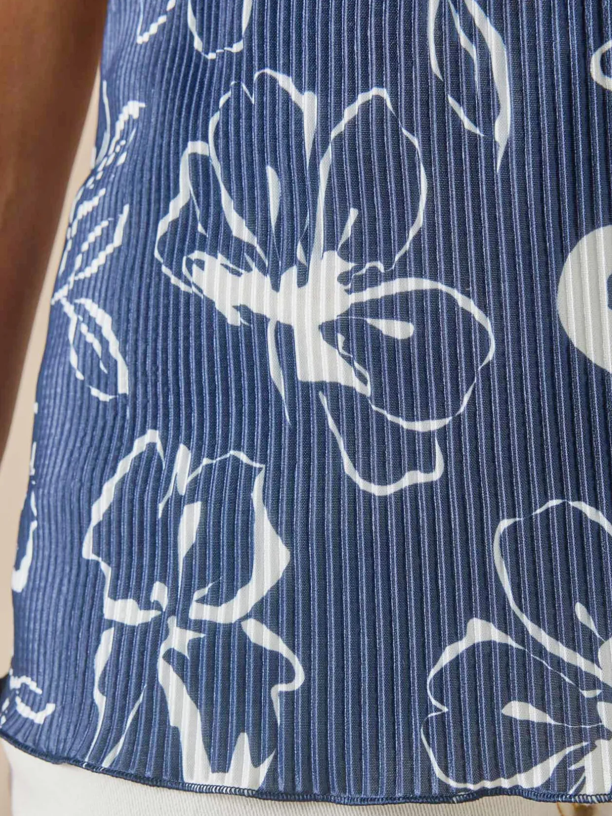 Femme Daxon Tee-shirt sans manches plissé permanent