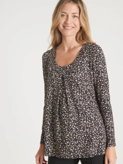 Femme Daxon Tee-shirt tunique manches longues