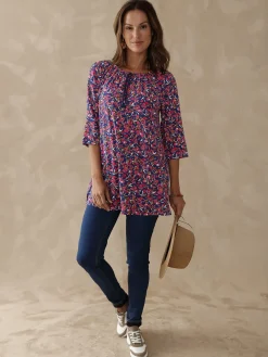 Femme Daxon Tee-shirt tunique manches 3/4