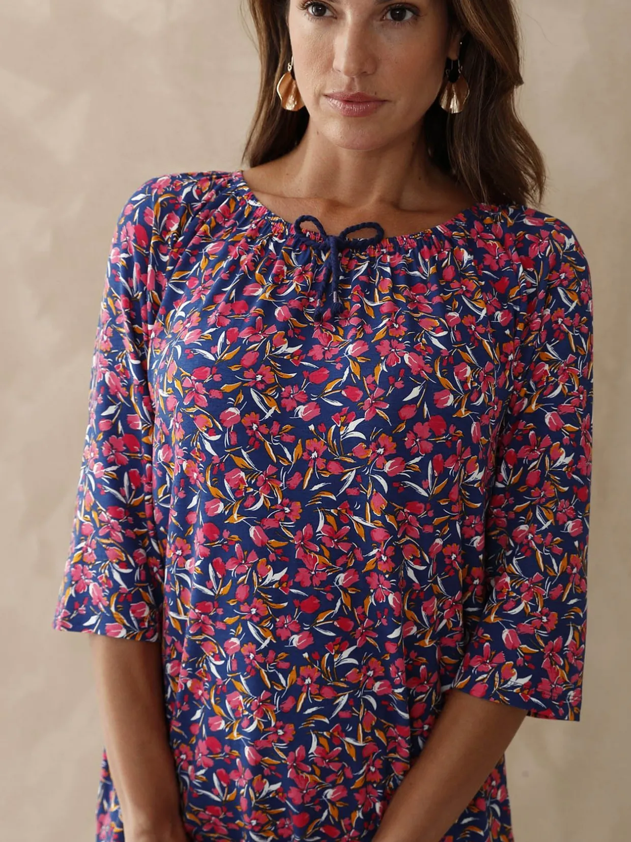 Femme Daxon Tee-shirt tunique manches 3/4