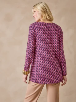 Femme Daxon Tee-shirt tunique manches longues