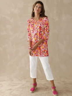 Femme Daxon Tee-shirt tunique manches 3/4