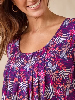 Femme Daxon Tee-shirt tunique manches longues