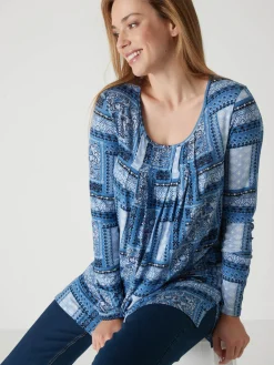 Femme Daxon Tee-shirt tunique manches longues