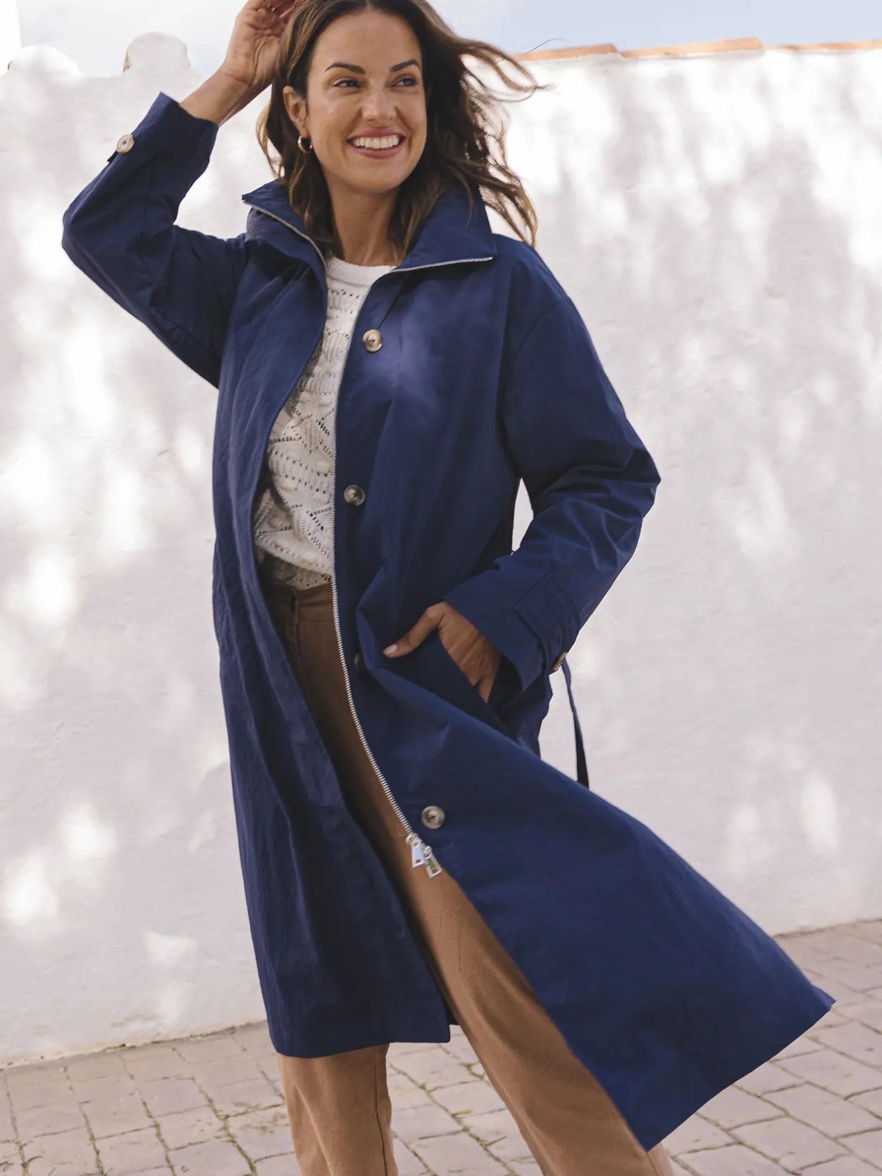 Femme Daxon Trench déperlant