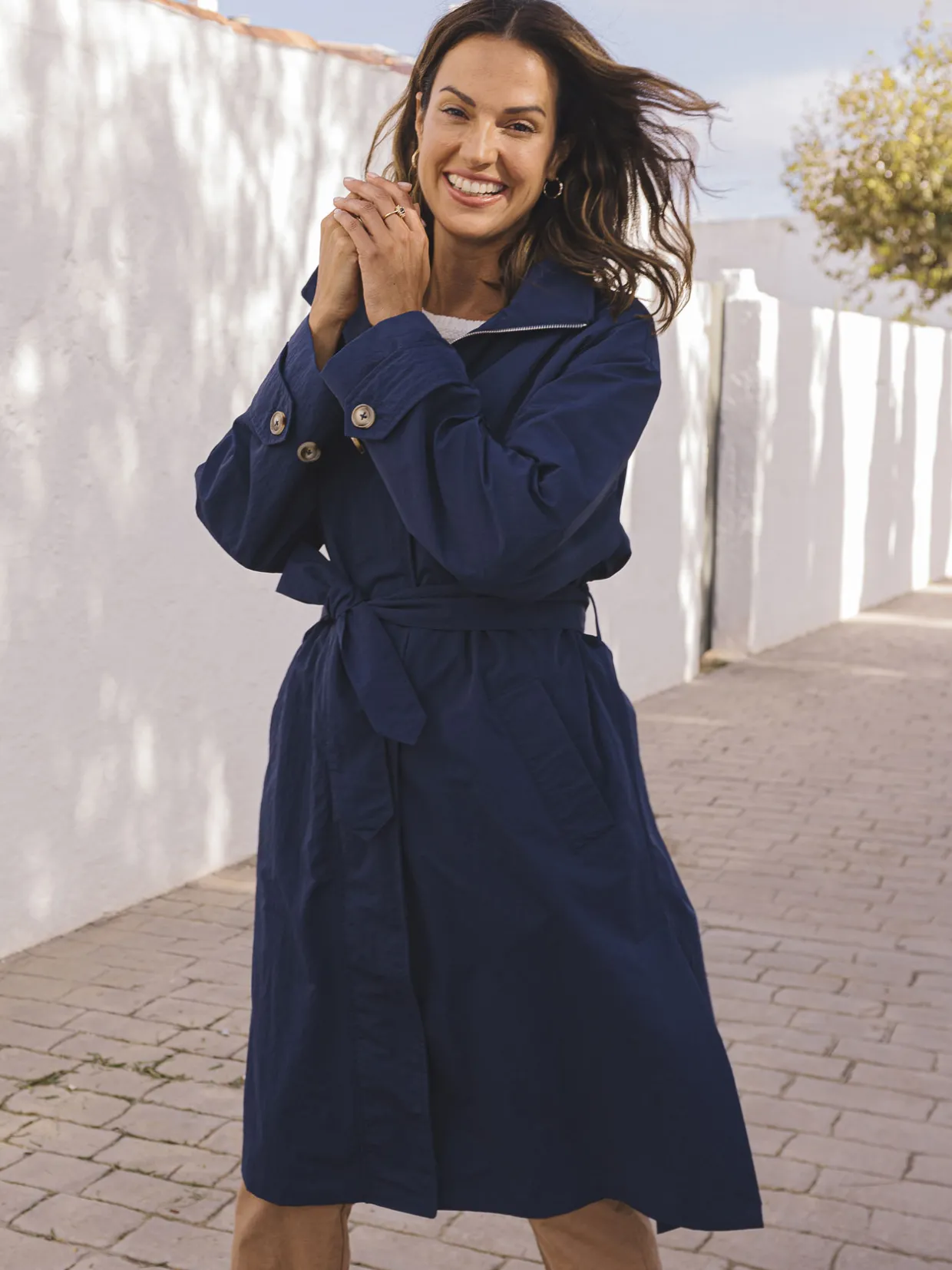 Femme Daxon Trench déperlant