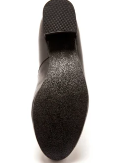 Femme Pédiconfort Trotteurs à pompons cuir demi-pointures