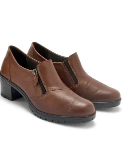 Femme Pédiconfort Trotteurs zippés à petit talon