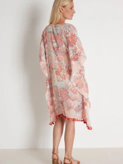 Femme Daxon Tunique ample en voile à pompons