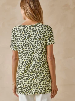 Femme Daxon Tunique en maille avec plis d'aisance