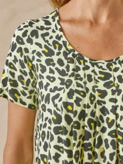 Femme Daxon Tunique en maille avec plis d'aisance