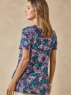 Femme Daxon Tunique en maille avec plis d'aisance