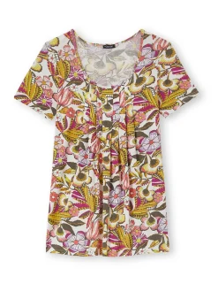 Femme Daxon Tunique en maille avec plis d'aisance