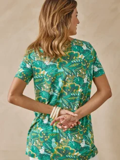 Femme Daxon Tunique en maille avec plis d'aisance