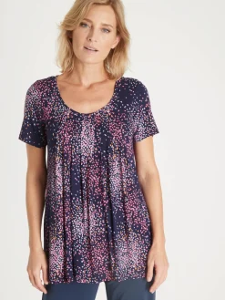 Femme Daxon Tunique en maille crêpe