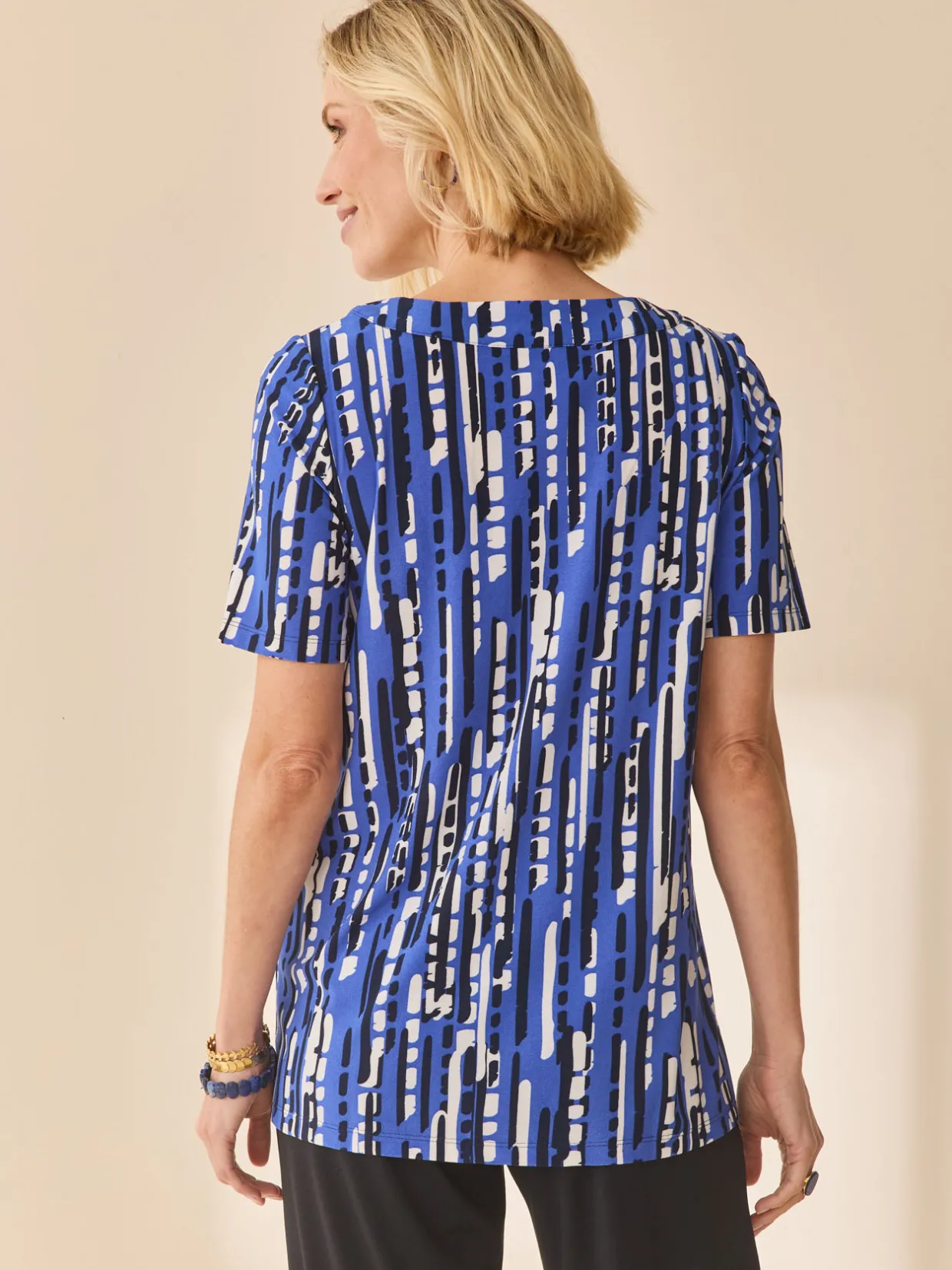 Femme Daxon Tunique en maille crêpe