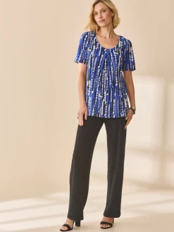 Femme Daxon Tunique en maille crêpe