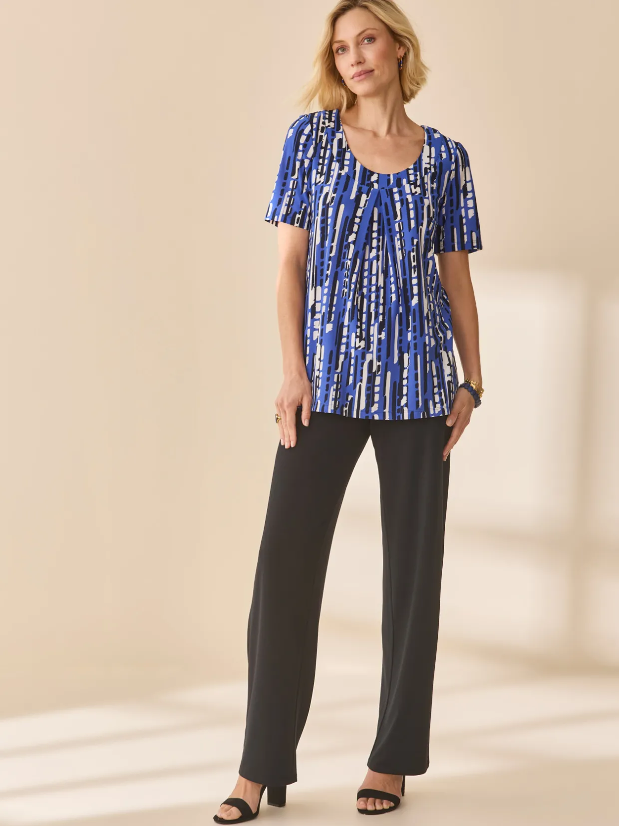 Femme Daxon Tunique en maille crêpe