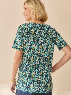 Femme Daxon Tunique en maille crêpe