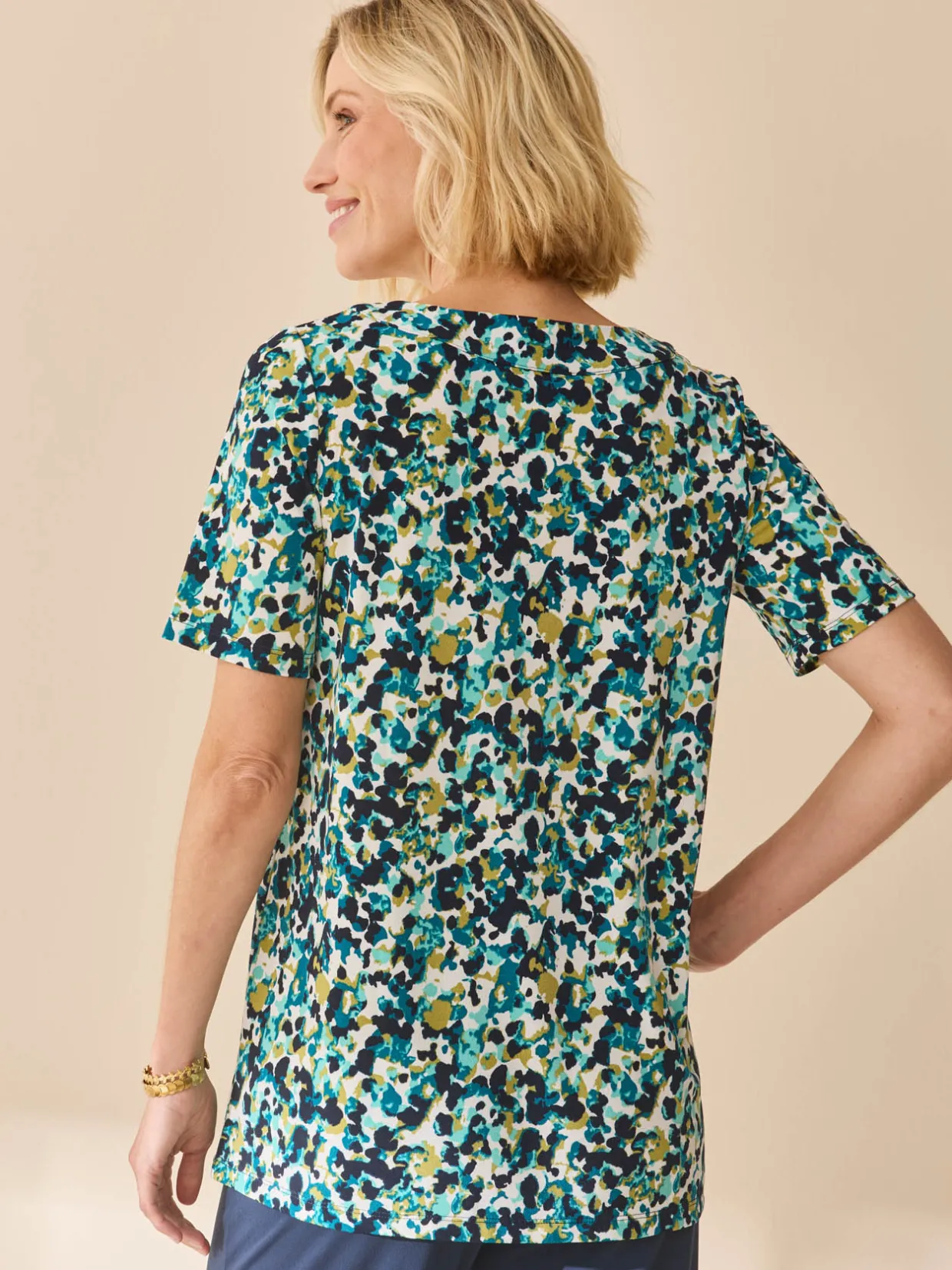 Femme Daxon Tunique en maille crêpe