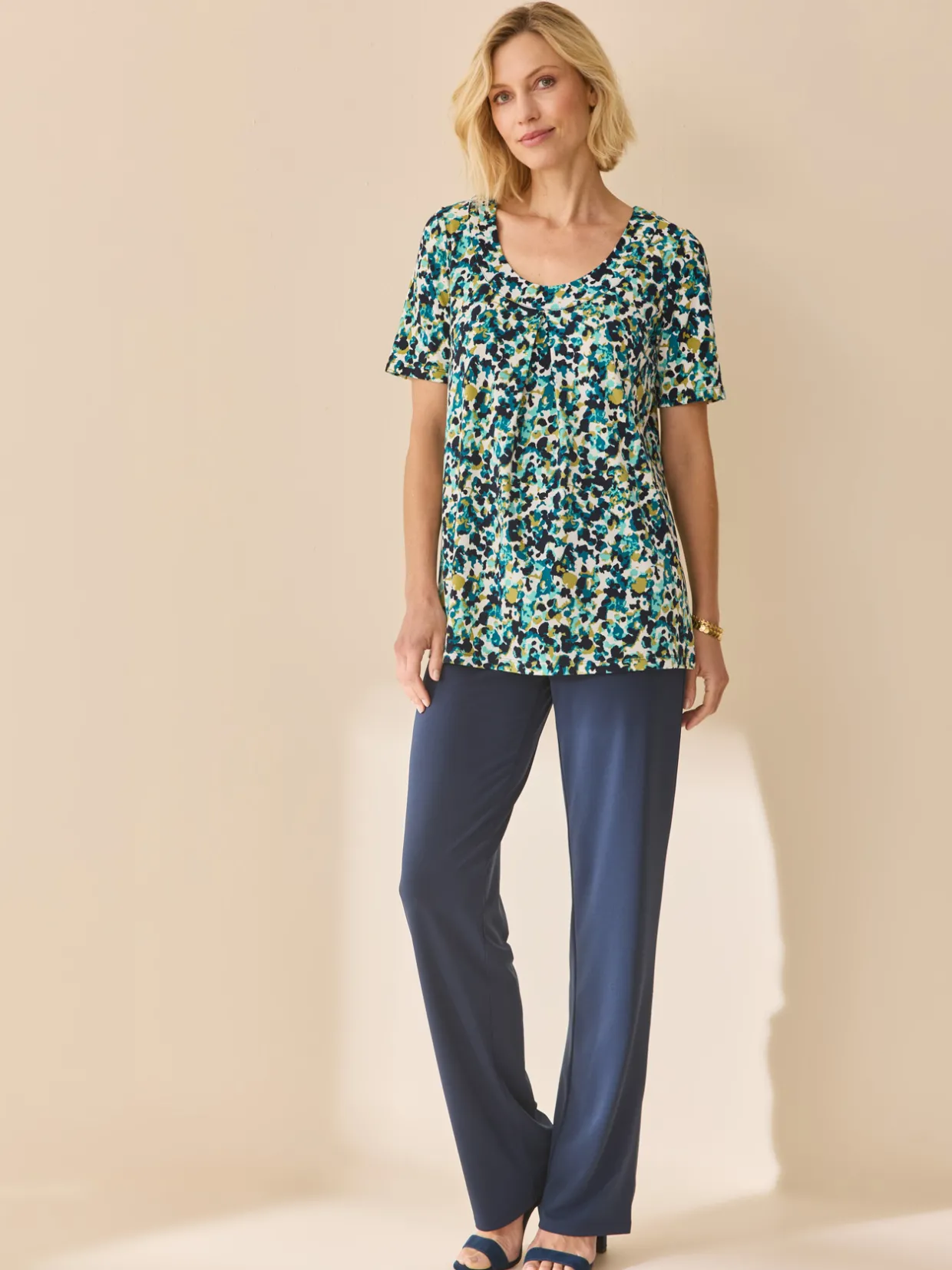 Femme Daxon Tunique en maille crêpe