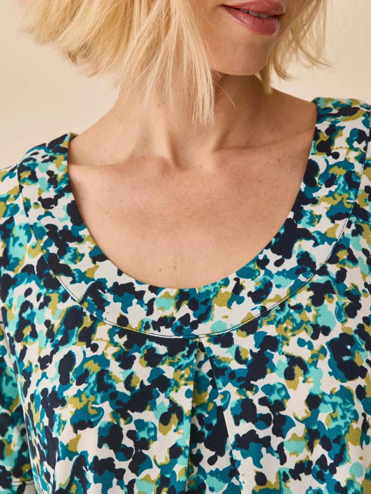 Femme Daxon Tunique en maille crêpe