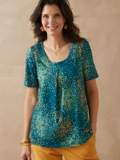 Femme Daxon Tunique en maille crêpe