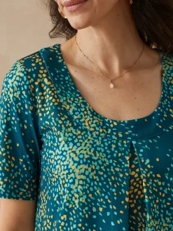 Femme Daxon Tunique en maille crêpe