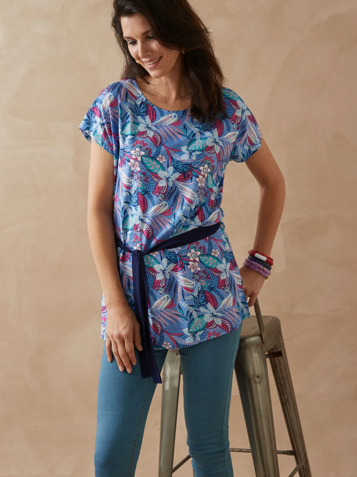 Femme Daxon Tunique encolure bateau