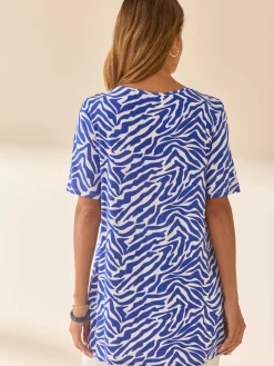 Femme Daxon Tunique fluide manches courtes