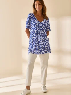 Femme Daxon Tunique fluide manches courtes