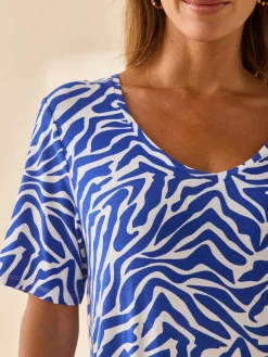 Femme Daxon Tunique fluide manches courtes