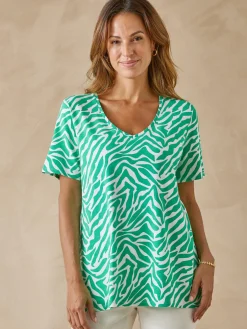 Femme Daxon Tunique fluide manches courtes
