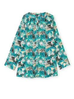 Femme Daxon Tunique longue entièrement boutonnée