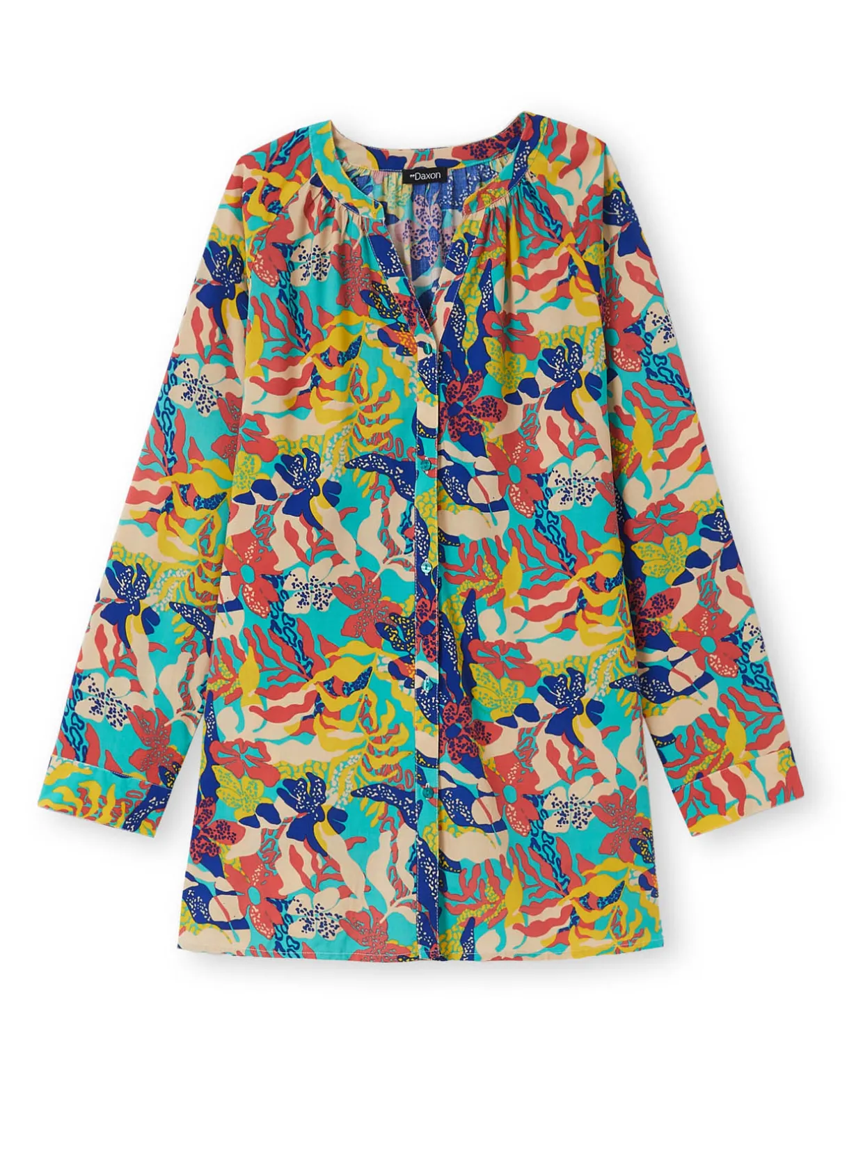 Femme Daxon Tunique longue entièrement boutonnée