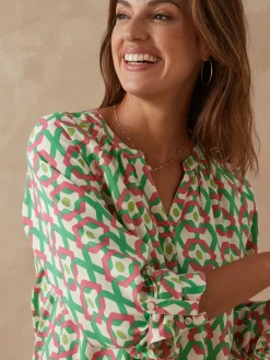 Femme Daxon Tunique longue entièrement boutonnée