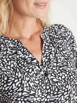 Femme Daxon Tunique longue entièrement boutonnée