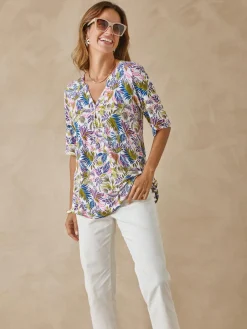 Femme Daxon Tunique maille fluide coupe confort