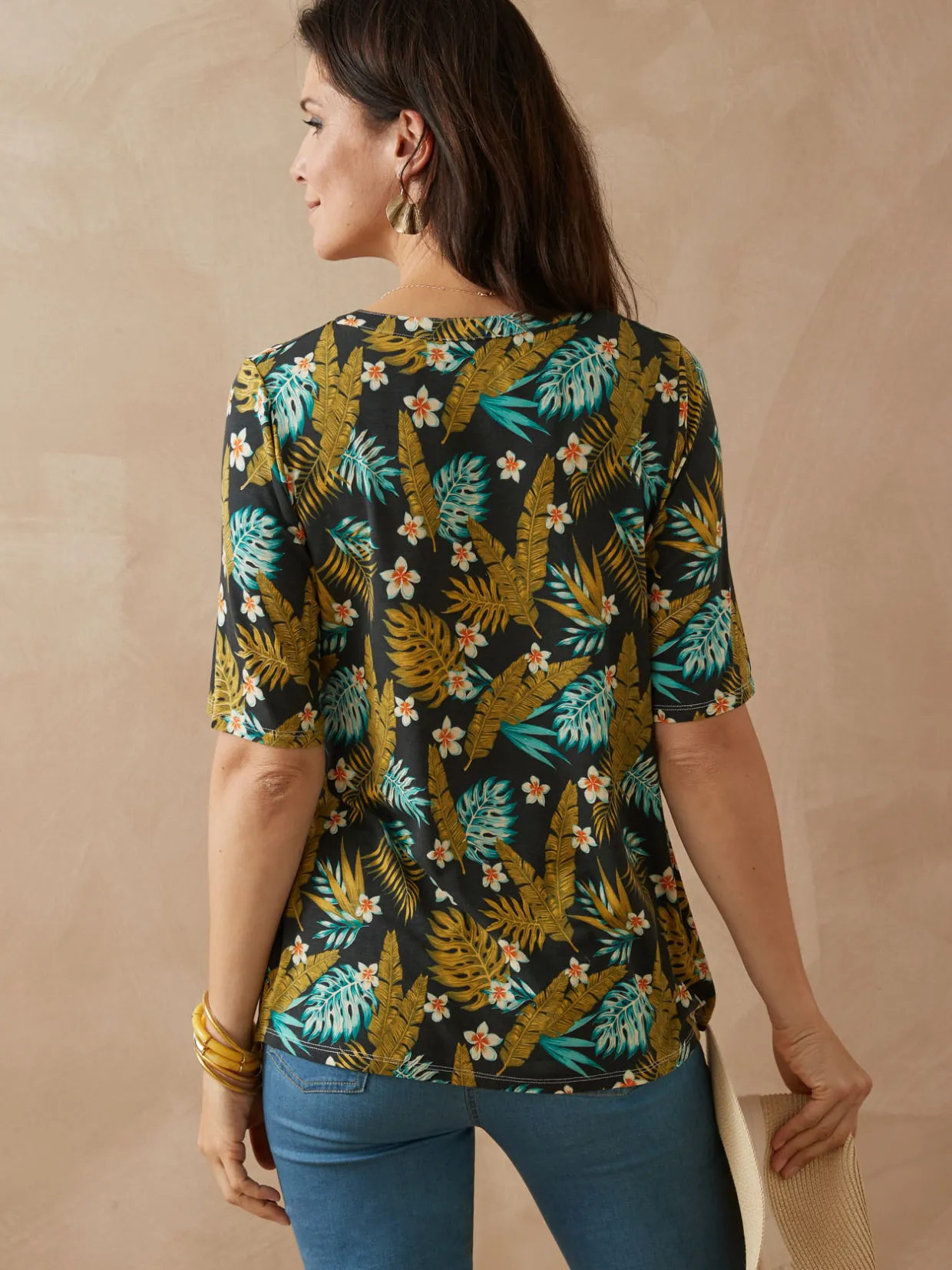 Femme Daxon Tunique maille fluide coupe confort