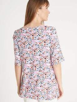 Femme Daxon Tunique maille fluide coupe confort