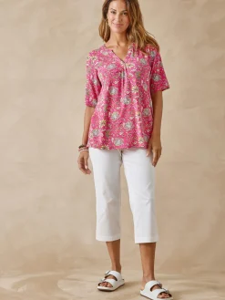 Femme Daxon Tunique maille fluide coupe confort