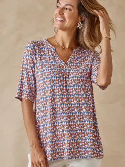 Femme Daxon Tunique maille fluide coupe confort