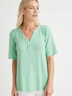 Femme Daxon Tunique maille fluide coupe confort