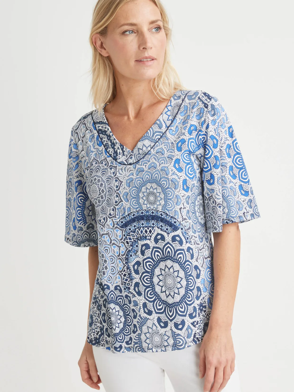 Femme Daxon Tunique manches pagode 3/4