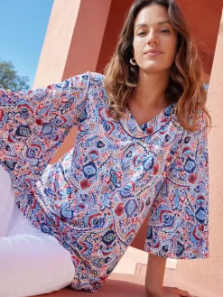 Femme Daxon Tunique manches pagode 3/4