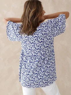 Femme Daxon Tunique évasée élastiquée taille