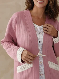 Daxon Veste kimono matelassée