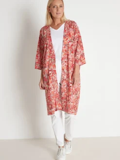 Femme Daxon Veste longue forme kimono
